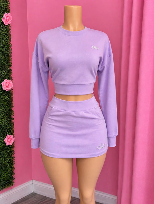 Blush Luxe Purple — The Blush Luxe two-piece set is soft, feminine, and effortlessly chic