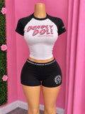 She's A Doll — This adorable two-piece matching set is giving major doll energy